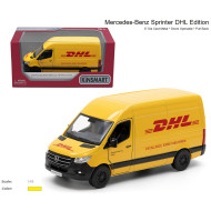 Модель автобус MERCEDES-BENZ 5'' KT5429W Sprinter DHL Edition метал.інерц.відкр.дв.кор./96/