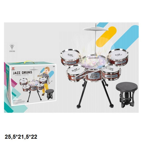 Барабанна установка 586-373 батар.світ.кор.25,5*21,5*22 /24/ оптом