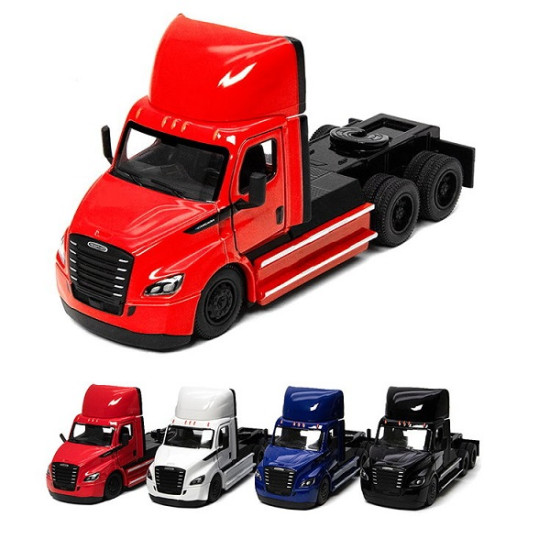 Модель вантажівка Freightliner eCascadia 5 KT5466W метал.інерц.відкр.дв.4кол.кор./96/ оптом