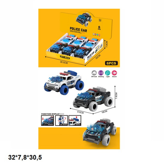 Джип D500-07 інерц.батар.муз.світ.2кол.6шт.в кор.32*7,8*30,5 /24/144/ оптом