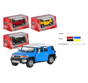 Модель джип TOYOTA FJ CRUISER 5'' KT5343W метал.інерц.відкр.дв.4кол.кор./96/