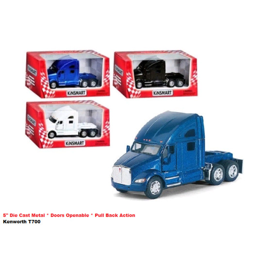 Модель вантажівка KENWORTH T700 5 KT5357W метал.інерц.відкр.дв.кор./96/ оптом