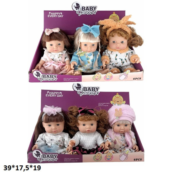 Лялька 26см F3328-G/F муз.3в.6шт.в кор.39*17,5*19 /20/120/ оптом