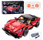 Конструктор Qman 54001 (8шт) р/к(2,4G), акум., машина23см-їздить,USBзарядне, підключ.до телефону, 425дет, в кор-ці,43-25,5-10см
