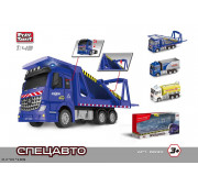 RUS Вантажівка PLAY SMART 6690 ''Спецавто'' метал.інерц.муз.світ.3в.кор.21*6,5*9 /72/