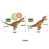 Q9899-550A животные VINYL DINO WITH IC 2ASST
