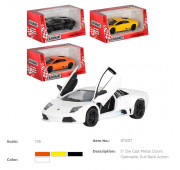 Модель легкова LAMBORGHINI MURCIELAGO LP640 5'' KT5317W метал.інерц.відкр.дв.4кол.кор./96/