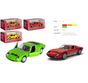 Модель легкова LAMBORGHINI MIURA P400 SV 5'' KT5390W метал.інерц.відкр.дв.4кол.кор./96/