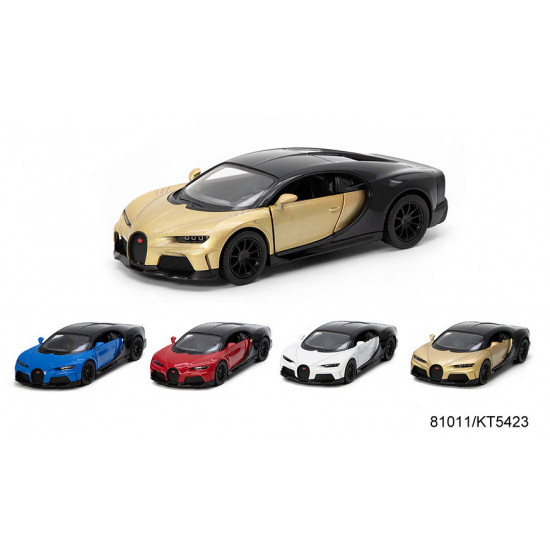 Модель легкова BUGATTI CHIRON SUPERSPORTS 5 KT5423W метал.інерц.відкр.дв.4кол.кор./96/