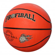 М'яч баскетбольний PROFIBALL VA 0001 (40шт) розмір7, гума, 8 панелей, малюнок-друк, 510г