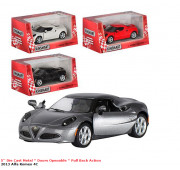 Модель легкова ALFA ROMEO 4C (2013) 5" KT5366W метал.інерц.відкр.дв.4кол.кор./96/