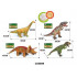 Q9899-501A животные VINYL DINO WITH IC 4ASST