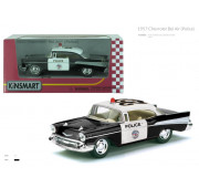 Модель легкова CHEVROLET BEL AIR (1957) 5'' KT5323W Police метал.інерц.відкр.дв.кор./96/