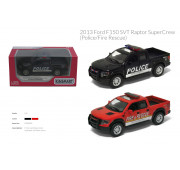 Модель пікап FORD F-150 SVT RAPTOR SUPERCREW 5'' KT5365WPR Police/Fire метал.інерц.відкр.дв.кор./96/